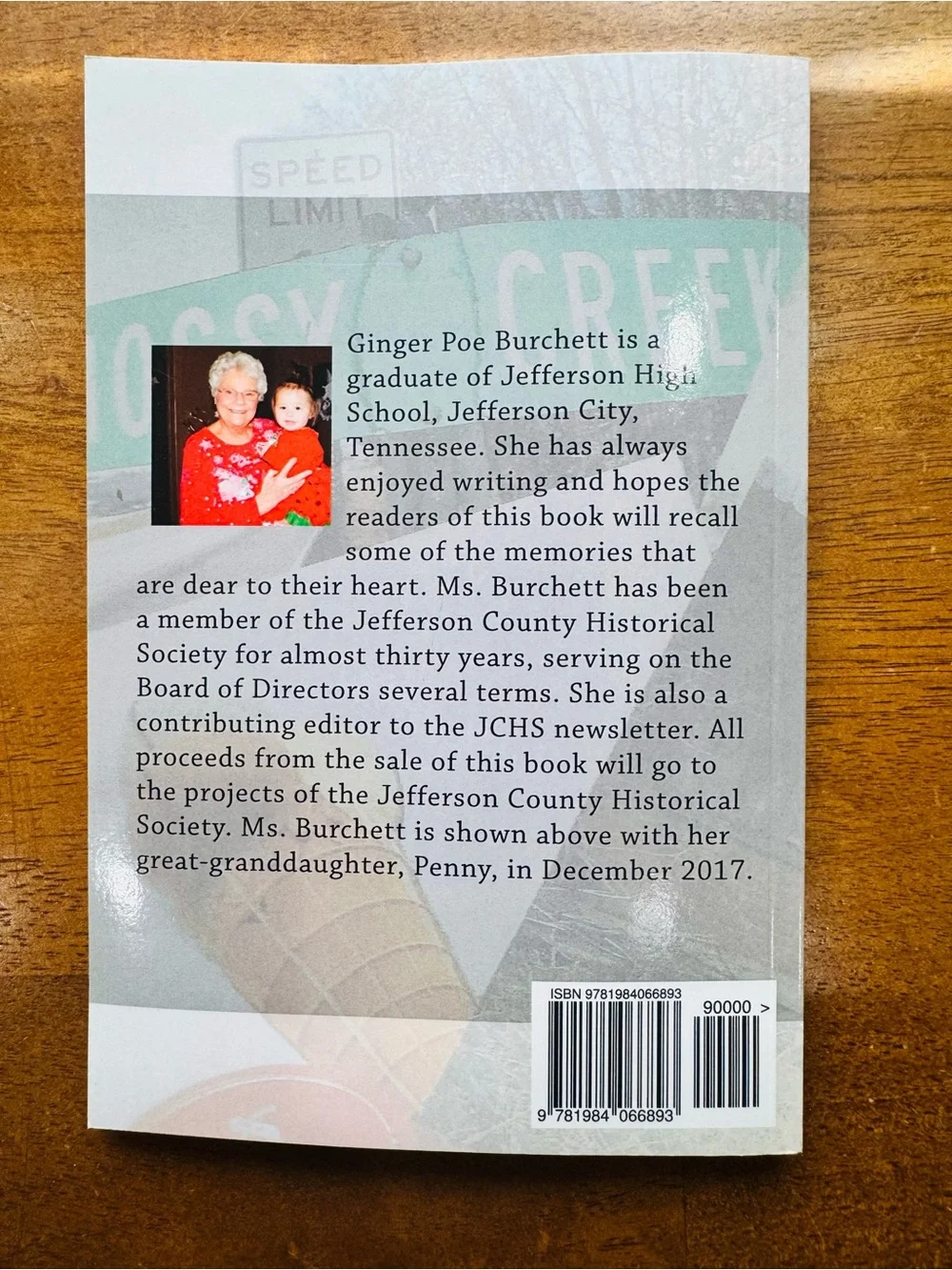 Ginger Poe Burchett 'History, Changes, Memories and More' – Jefferson City TN